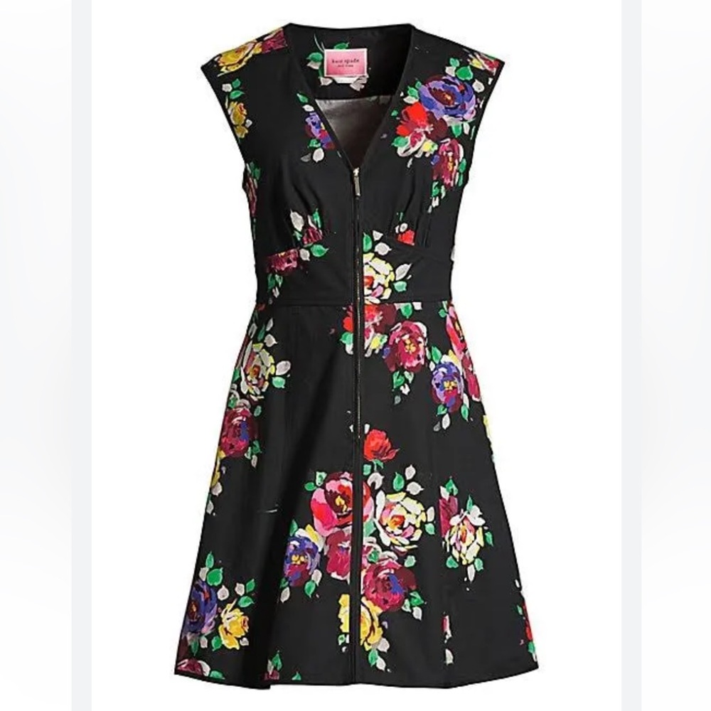 KATE SPADE | rare roses poplin dress - Picture 15 of 16